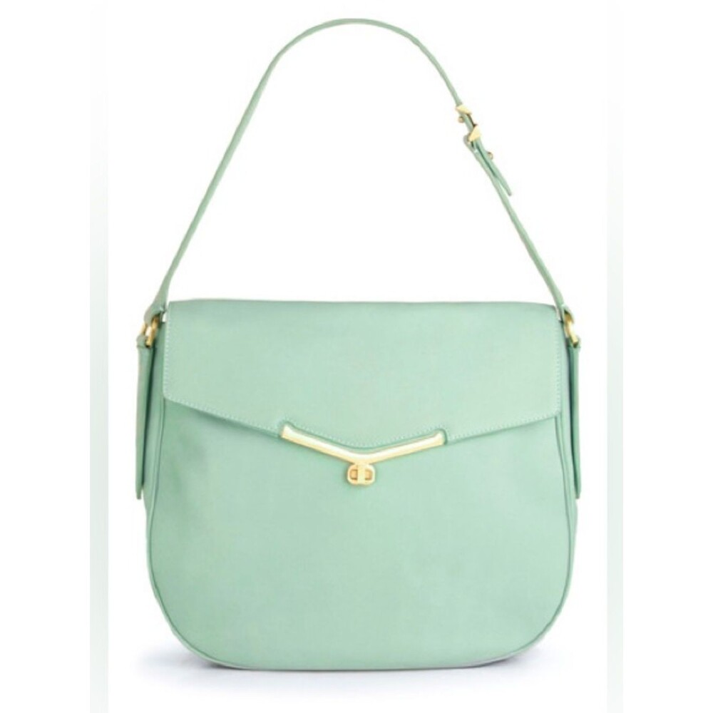 Botkier Valentina shoulder bag, mint green leather pastel y2k purse adjustable